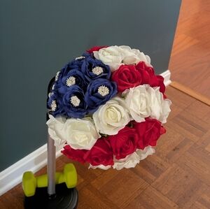 Patriotic Floral wedding Arrangement